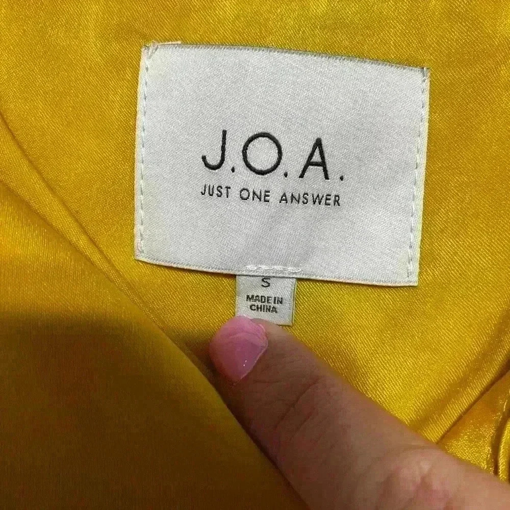 J.O.A. Satin Wrap Dress Size Small​ - Picture 5 of 8